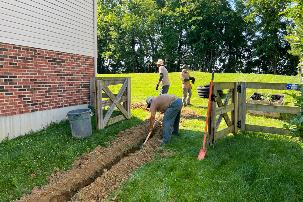 Residential – Drain Install (Union, Kentucky)