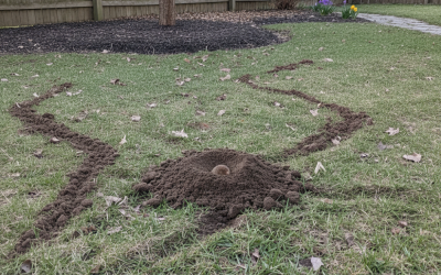 Mole Control – Why You’re Seeing More Mole Activity in Late Winter / Early Spring (and What to Do About It)…